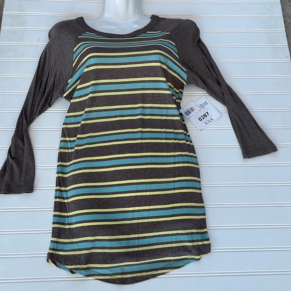 LLR - Striped Printed Randy Top-#0287 - Picture 11 of 12